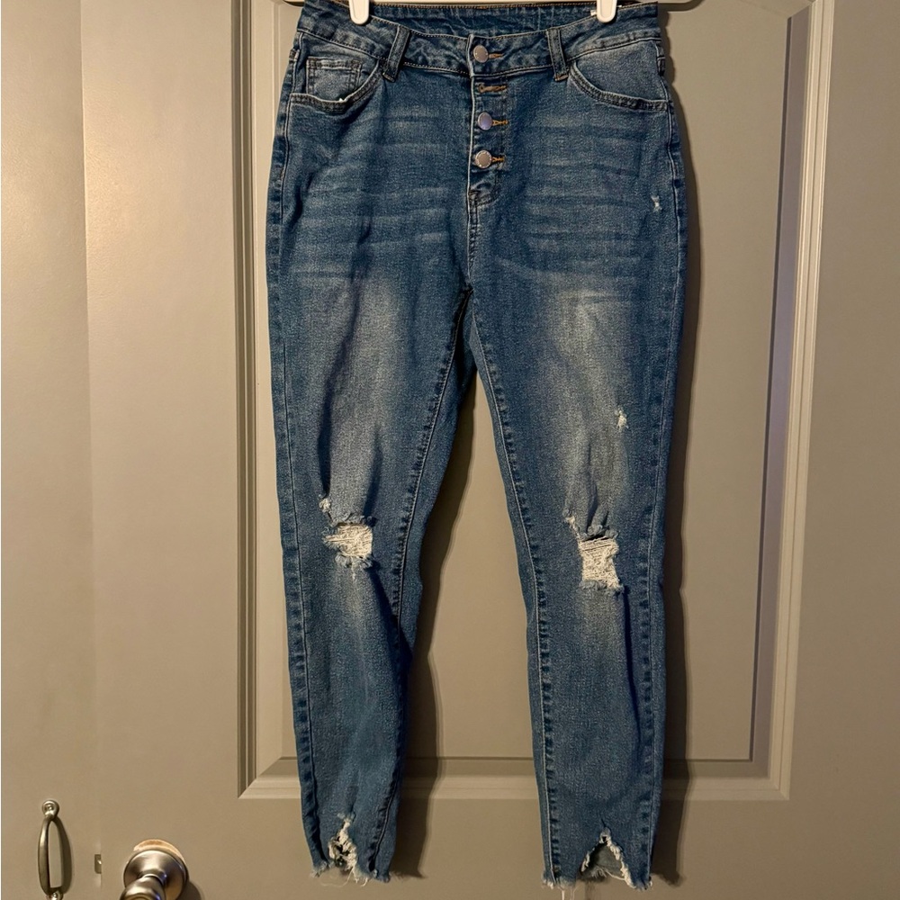 Distressed Skinny Jeans